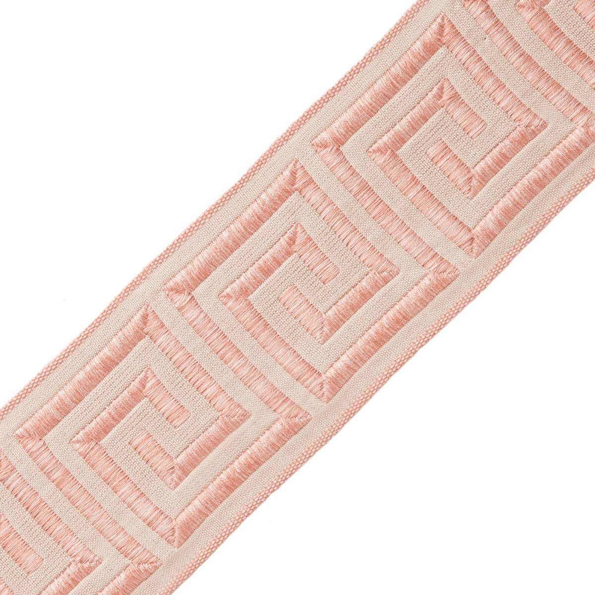 2.75" Aristotle Greek Key Trim by Samuel & Sons in Petal