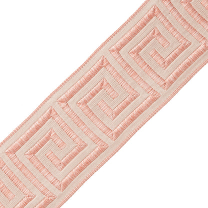2.75" Aristotle Greek Key Trim by Samuel & Sons in Petal