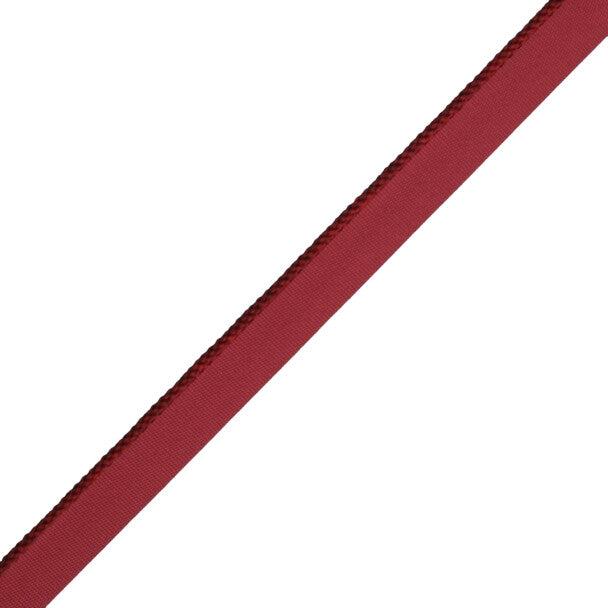 1/8" Cambridge Cord With Tape Trim by Samuel & Sons in Cranberry