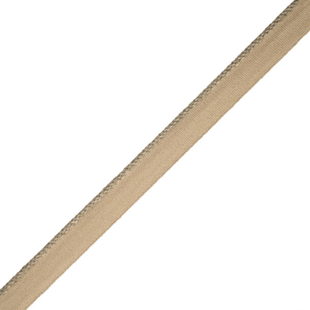 1/8" Cambridge Cord With Tape Trim by Samuel & Sons in Ash Grey
