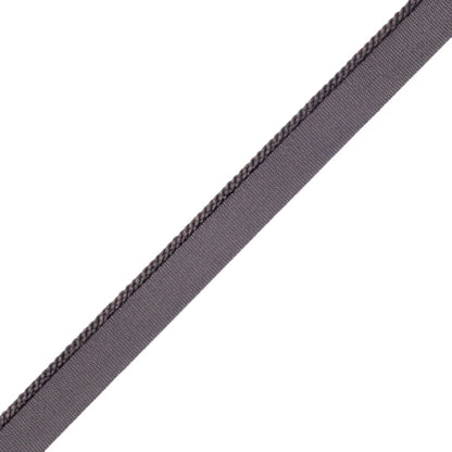 1/8" Cambridge Cord With Tape Trim by Samuel & Sons in Slate