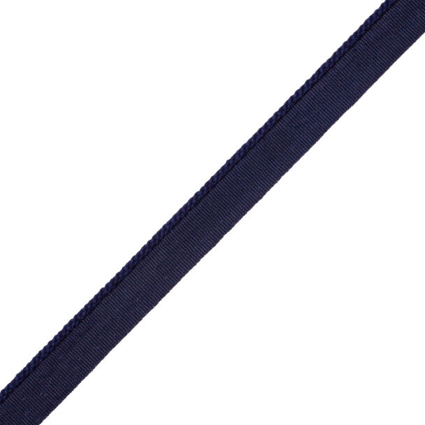 1/8" Cambridge Cord With Tape Trim by Samuel & Sons in Sapphire