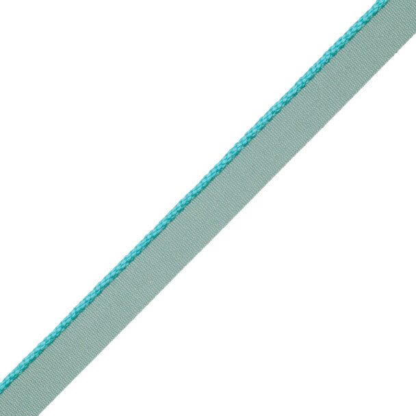 1/8" Cambridge Cord With Tape Trim by Samuel & Sons in Pool