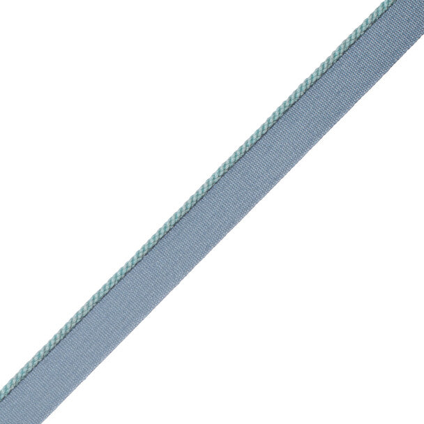 1/8" Cambridge Cord With Tape Trim by Samuel & Sons in Aquarius