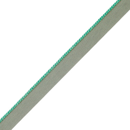 1/8" Cambridge Cord With Tape Trim by Samuel & Sons in Lagoon