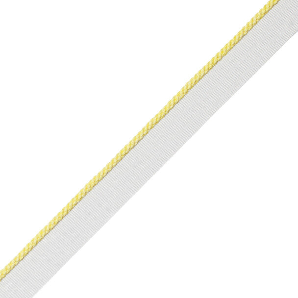 1/8" Cambridge Cord With Tape Trim by Samuel & Sons in Lemon
