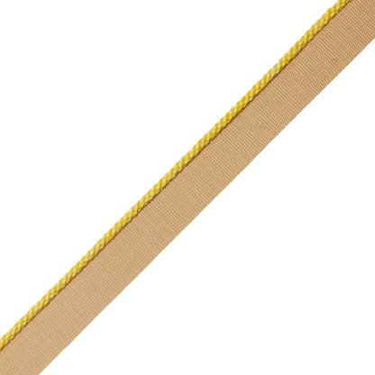 1/8" Cambridge Cord With Tape Trim by Samuel & Sons in Citron