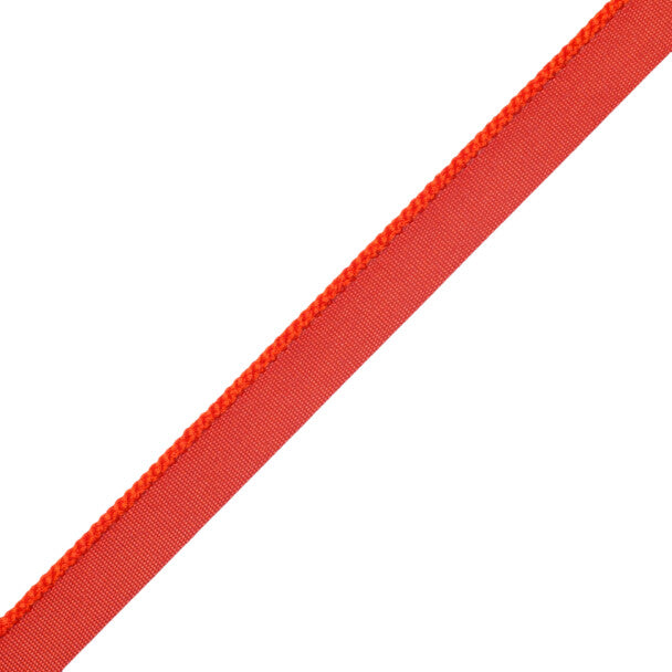 1/8" Cambridge Cord With Tape Trim by Samuel & Sons in Tangelo