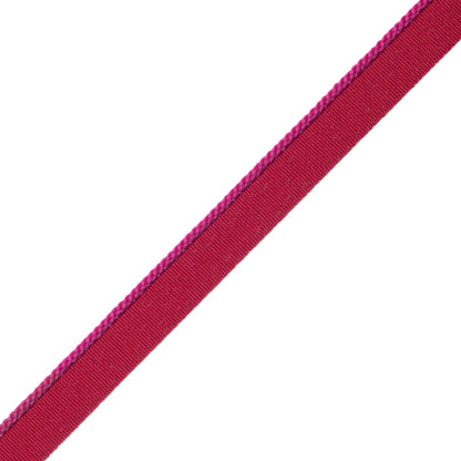 1/8" Cambridge Cord With Tape Trim by Samuel & Sons in Magenta