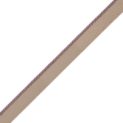 1/8" Cambridge Cord With Tape Trim by Samuel & Sons in Heather