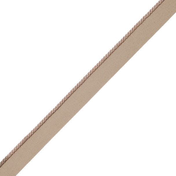 1/8" Cambridge Cord With Tape Trim by Samuel & Sons in Adobe