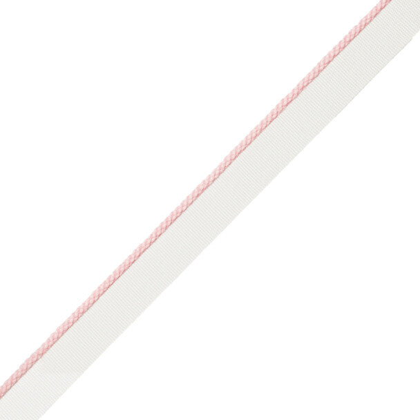 1/8" Cambridge Cord With Tape Trim by Samuel & Sons in Petal