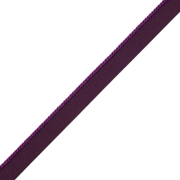 1/8" Cambridge Cord With Tape Trim by Samuel & Sons in Grape