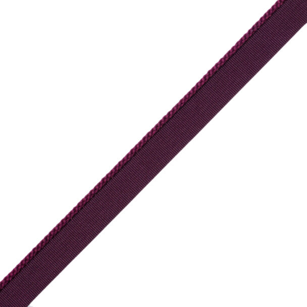 1/8" Cambridge Cord With Tape Trim by Samuel & Sons in Boysenberry