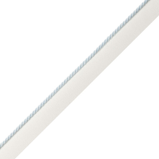1/8" Cambridge Cord With Tape Trim by Samuel & Sons in Pale Sky