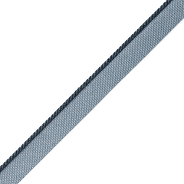 1/8" Cambridge Cord With Tape Trim by Samuel & Sons in Indigo