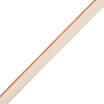 1/8" Cambridge Cord With Tape Trim by Samuel & Sons in Shrimp