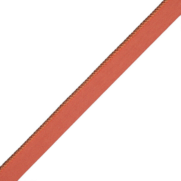 1/8" Cambridge Cord With Tape Trim by Samuel & Sons in Burnt Orange