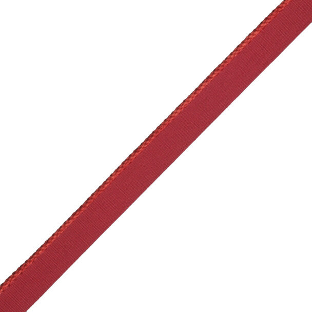 1/8" Cambridge Cord With Tape Trim by Samuel & Sons in Alizarin Crimson