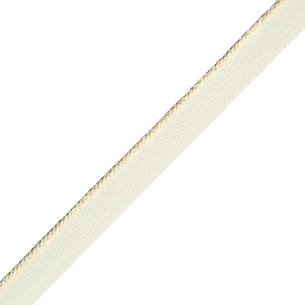 1/8" Cambridge Cord With Tape Trim by Samuel & Sons in Pearl