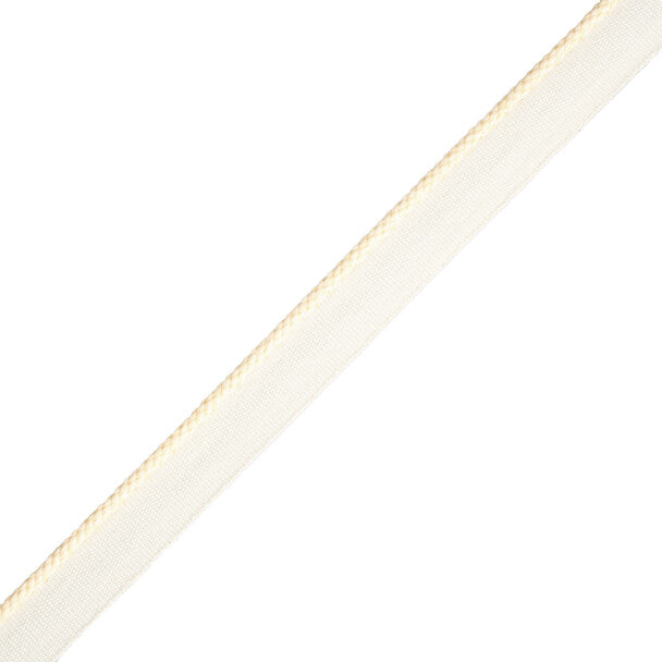 1/8" Cambridge Cord With Tape Trim by Samuel & Sons in Vanilla