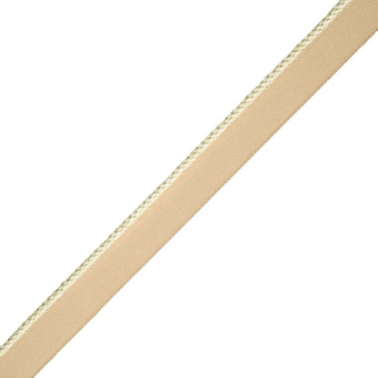 1/8" Cambridge Cord With Tape Trim by Samuel & Sons in Cement