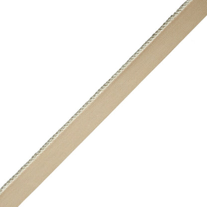 1/8" Cambridge Cord With Tape Trim by Samuel & Sons in Grey Fog