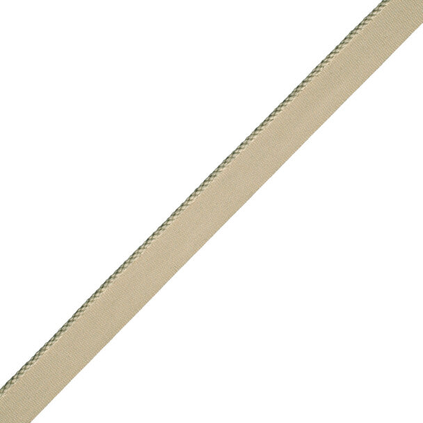 1/8" Cambridge Cord With Tape Trim by Samuel & Sons in Pewter