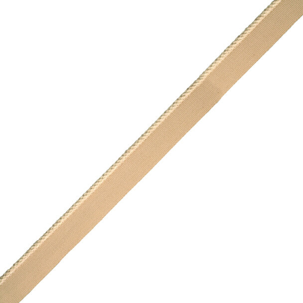 1/8" Cambridge Cord With Tape Trim by Samuel & Sons in Buff