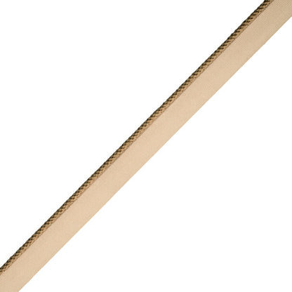 1/8" Cambridge Cord With Tape Trim by Samuel & Sons in Cafe Au Lait
