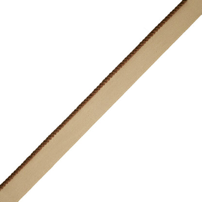 1/8" Cambridge Cord With Tape Trim by Samuel & Sons in Tobacco