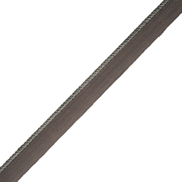 1/8" Cambridge Cord With Tape Trim by Samuel & Sons in Graphite