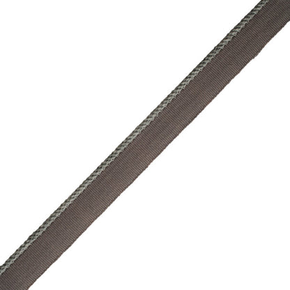 1/8" Cambridge Cord With Tape Trim by Samuel & Sons in Graphite