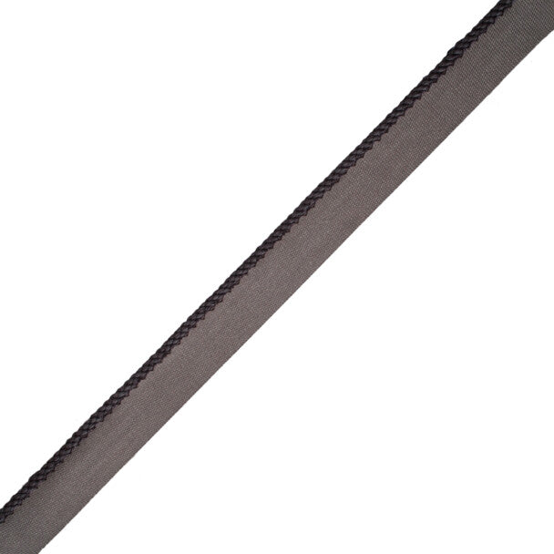 1/8" Cambridge Cord With Tape Trim by Samuel & Sons in Midnight Blue
