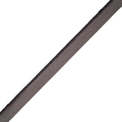 1/8" Cambridge Cord With Tape Trim by Samuel & Sons in Midnight Blue