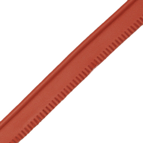 5/32" Leather Piping Trim by Samuel & Sons in Brick