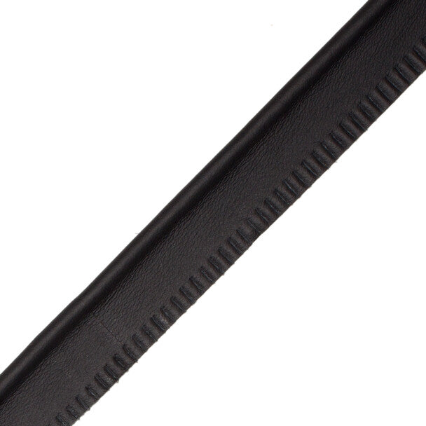 5/32" Leather Piping Trim by Samuel & Sons in Onyx