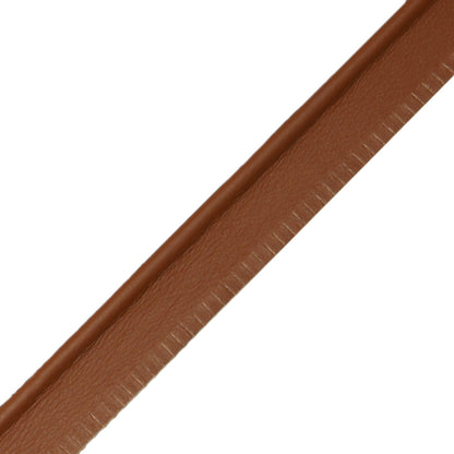 5/32" Leather Piping Trim by Samuel & Sons in Red Brown