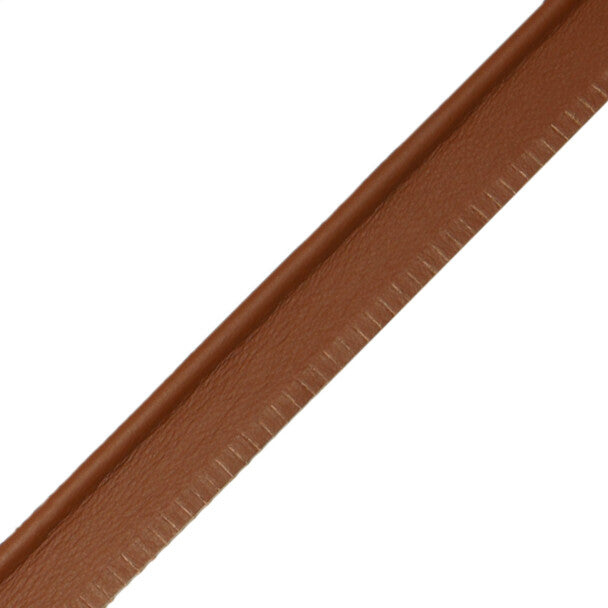 5/32" Leather Piping Trim by Samuel & Sons in Red Brown