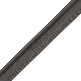 5/32" Leather Piping Trim by Samuel & Sons in Gunmetal