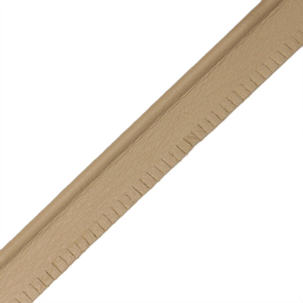 5/32" Leather Piping Trim by Samuel & Sons in Wet Sand