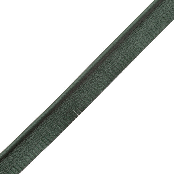 5/32" Leather Piping Trim by Samuel & Sons in Forest