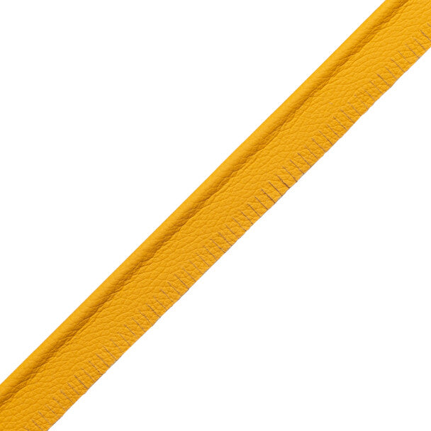 5/32" Leather Piping Trim by Samuel & Sons in Tangerine