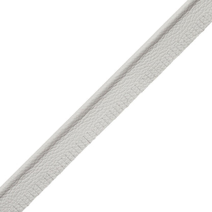 5/32" Leather Piping Trim by Samuel & Sons in Steel