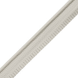 5/32" Leather Piping Trim by Samuel & Sons in Limestone