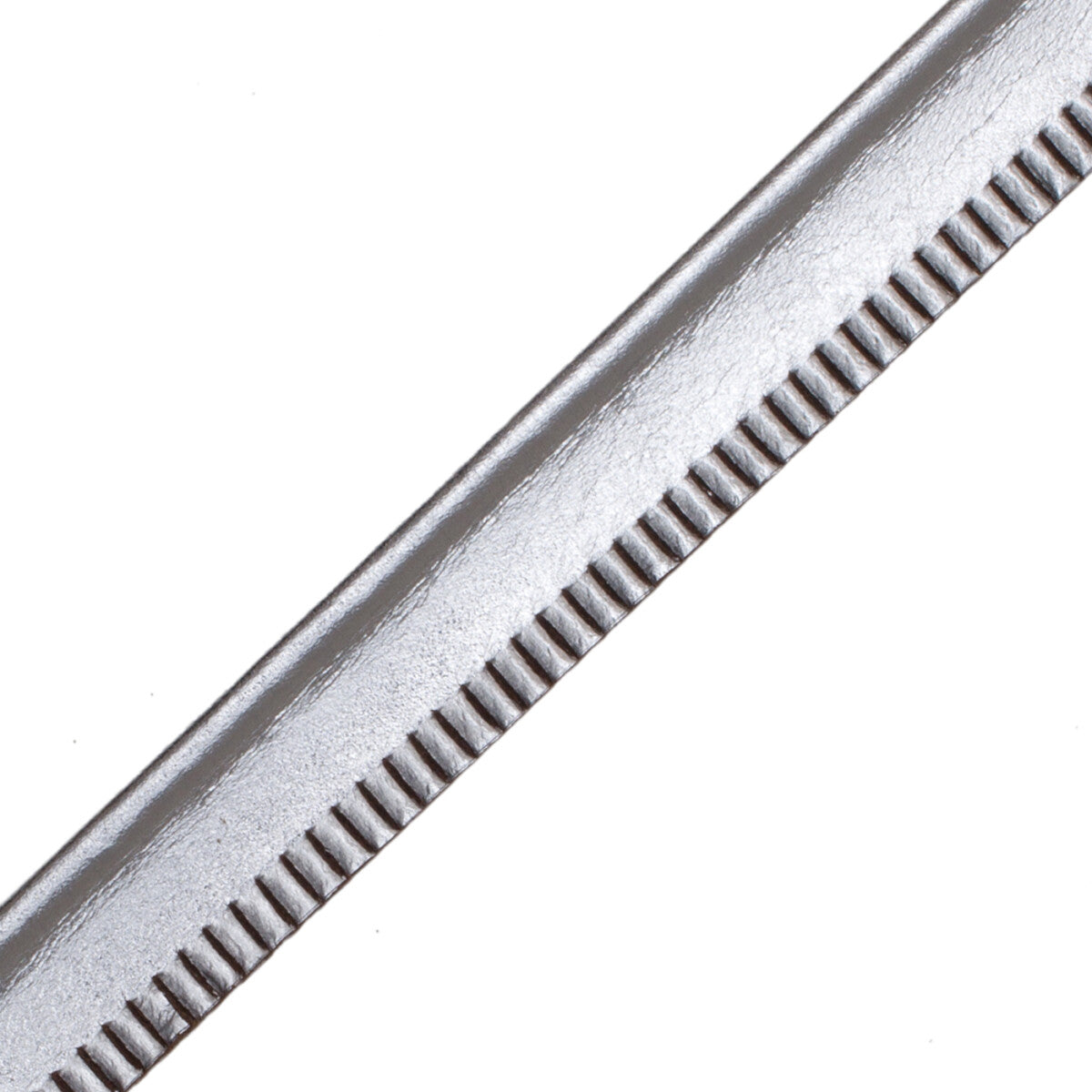 5/32" Leather Piping Trim by Samuel & Sons in Metallic Silver