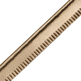 5/32" Leather Piping Trim by Samuel & Sons in Metallic Gold
