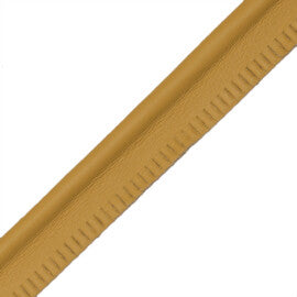7/32" Leather Piping Trim by Samuel & Sons in Butternut