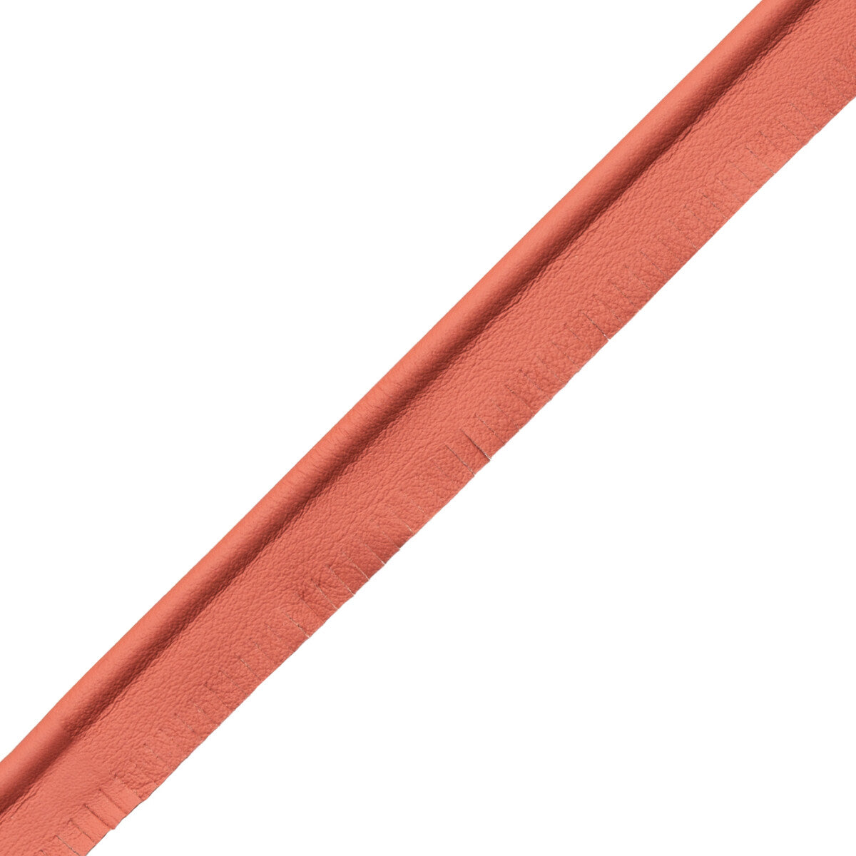 7/32" Leather Piping Trim by Samuel & Sons in Coral
