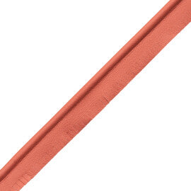7/32" Leather Piping Trim by Samuel & Sons in Coral